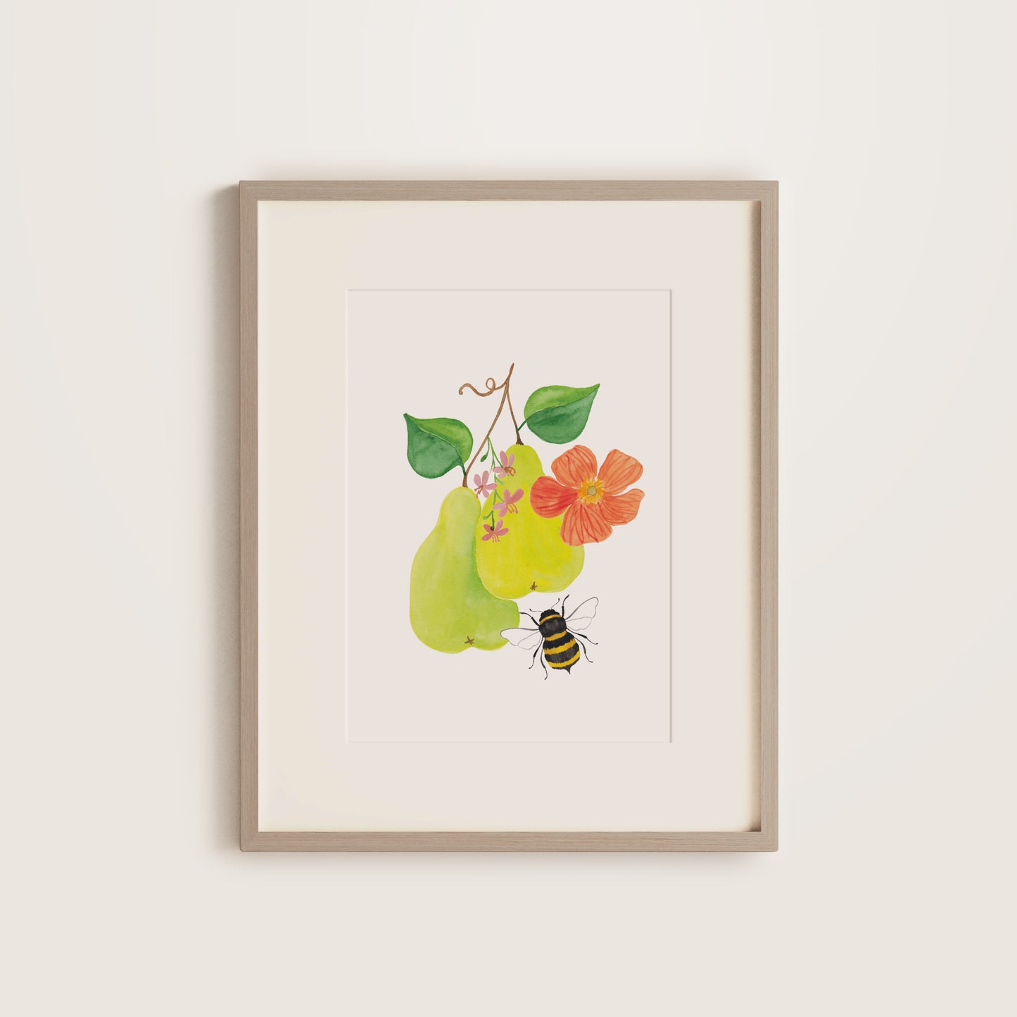 Buzzing by the Pears