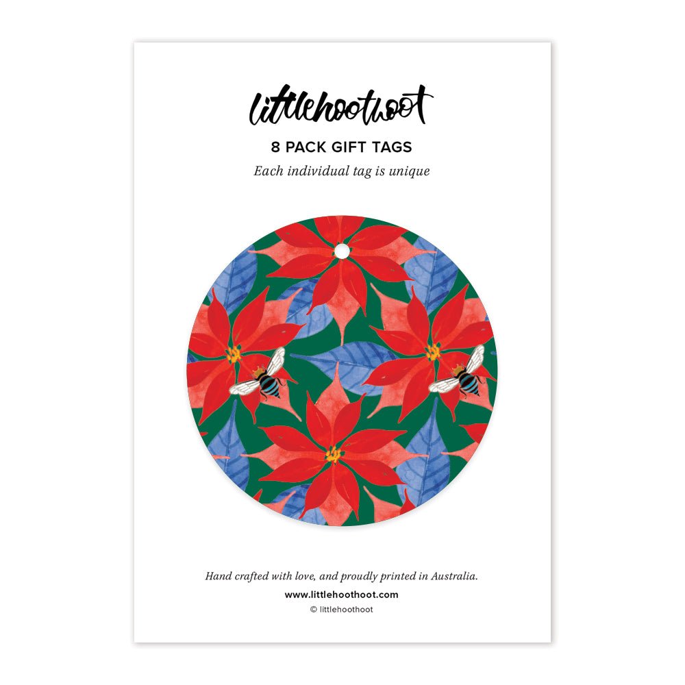 Christmas Poinsettia - 8 Pack