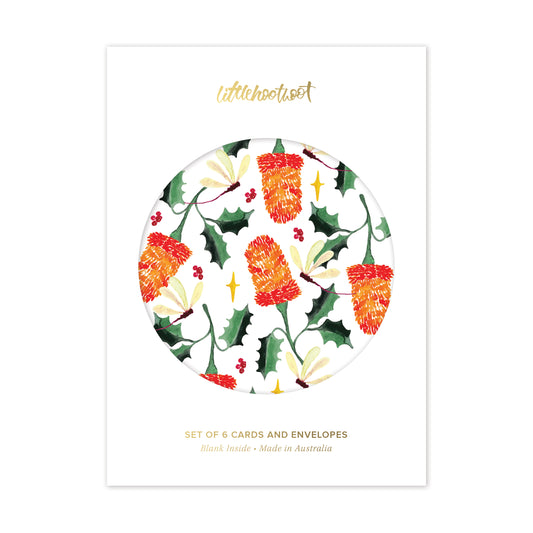 Holly Banksias Card Pack
