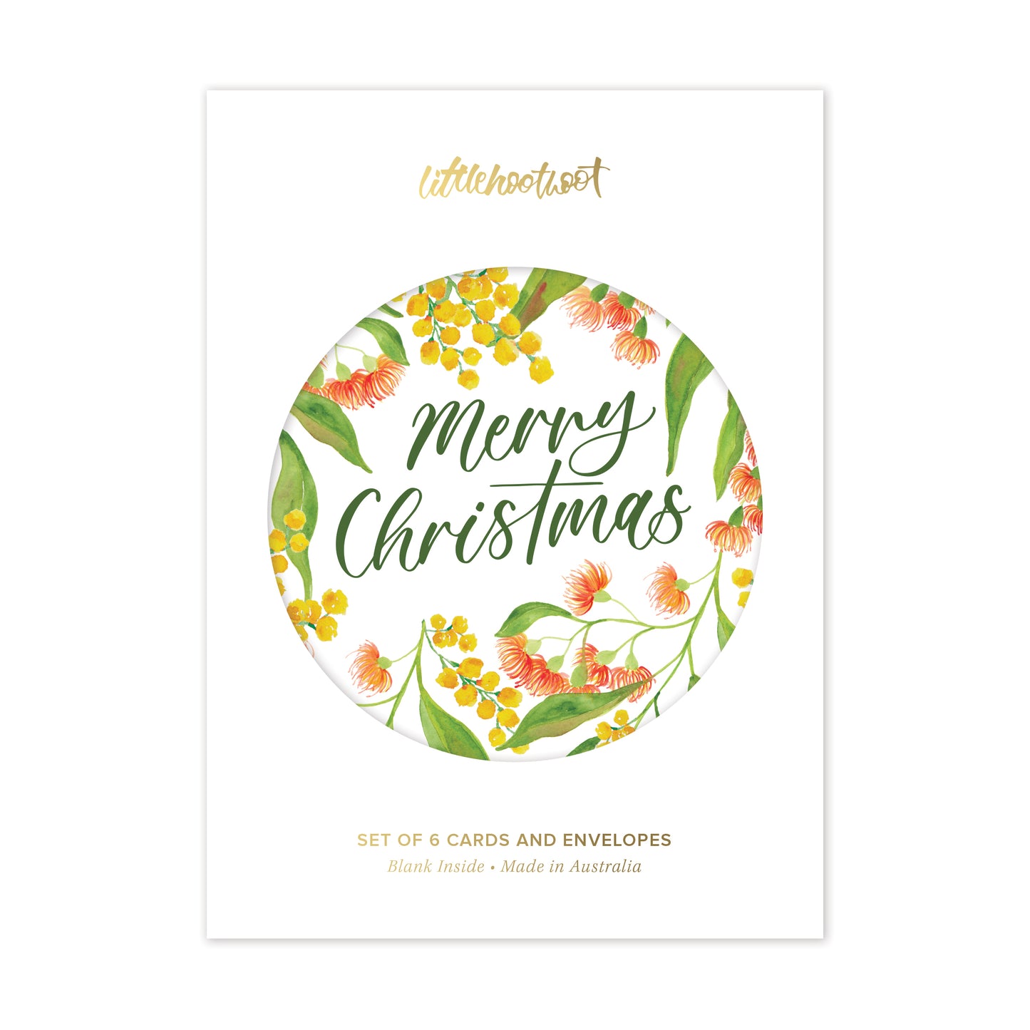 Christmas Wattle Card Pack