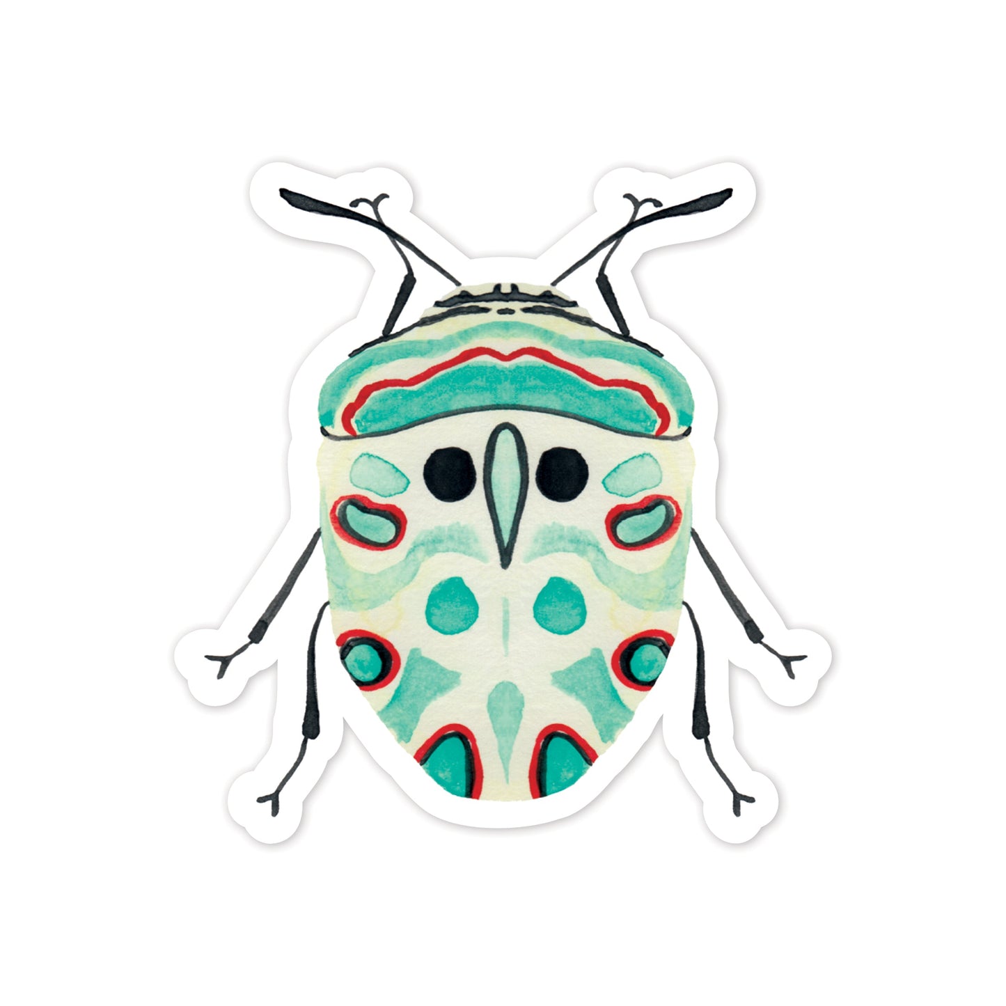 'Pablo' Picasso Beetle Sticker