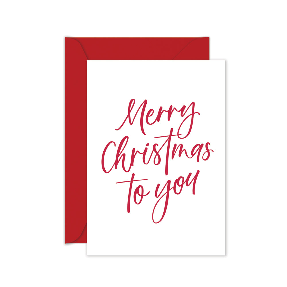 Merry Christmas To You