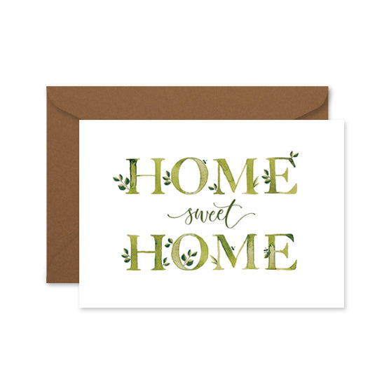 House warming greeting card 