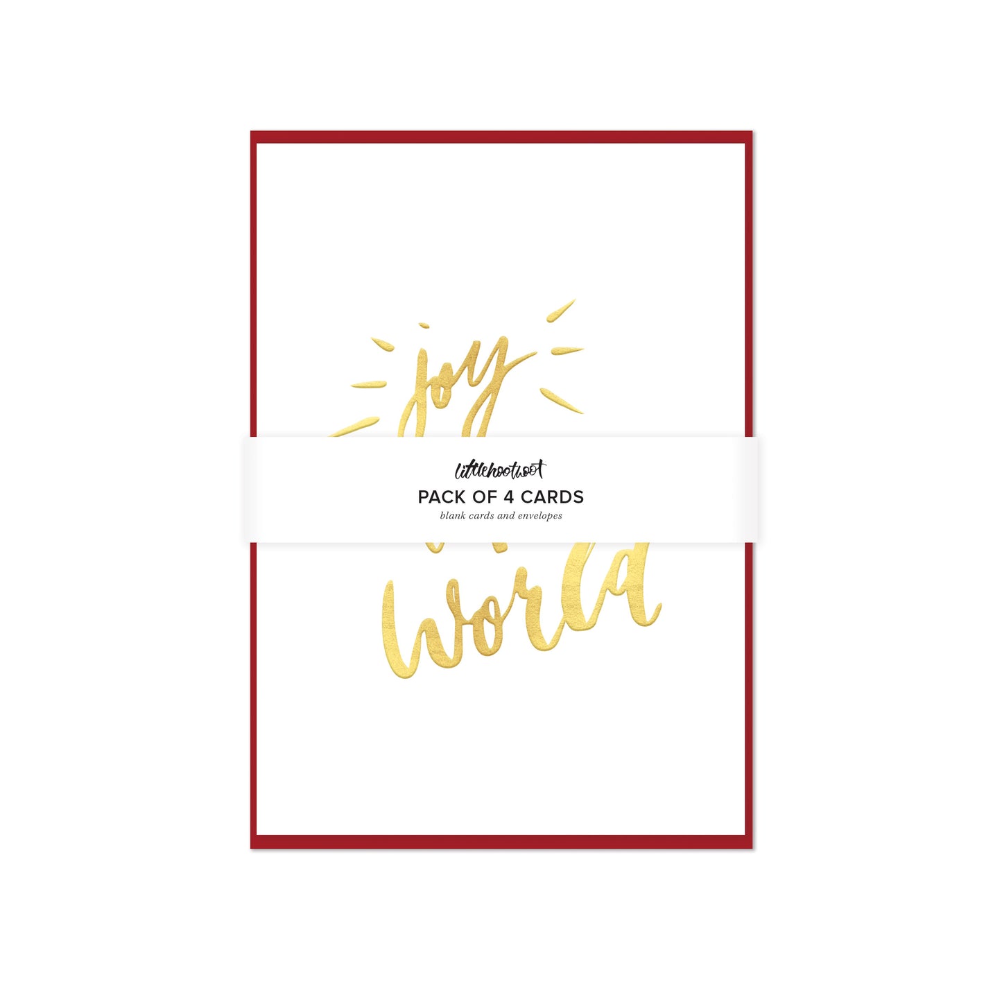 Joy To The World - Pack of 4