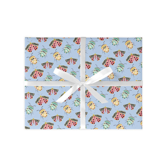Beetles & Moths Wrapping Paper