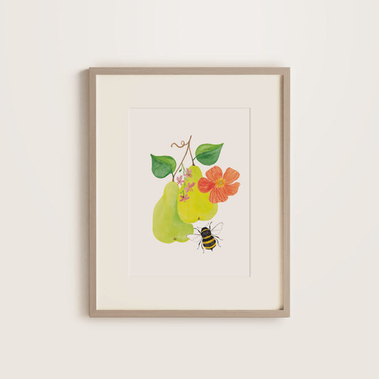 Buzzing by the Pears