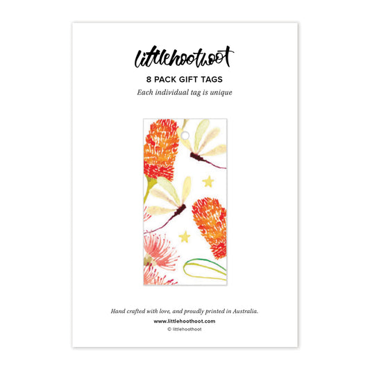 Christmas Banksia Rectangle - 8 Pack