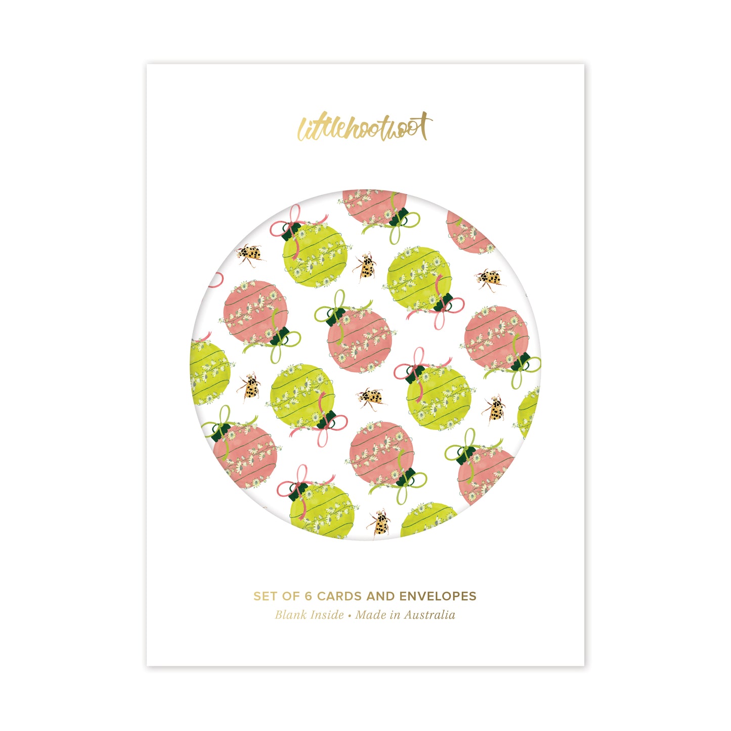 Christmas Flannel Flower Baubles