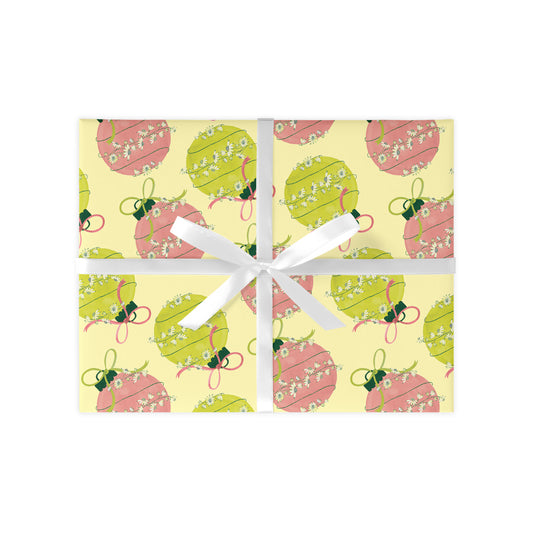 Christmas Baubles Wrapping Paper