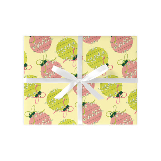 Christmas Baubles Wrapping Paper