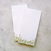 DL lined notepads with freesias and bumble bees design by littlehoothoot