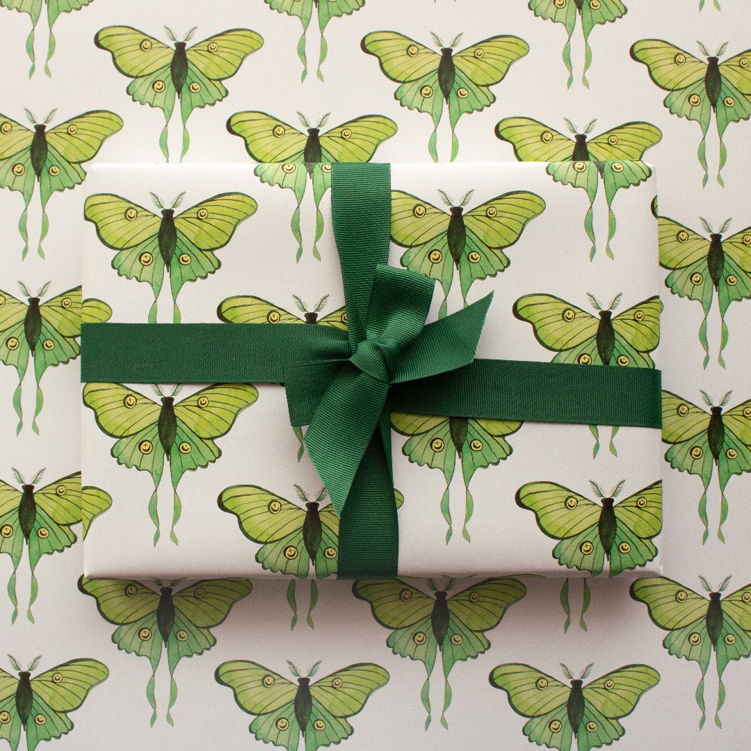 Luna Moths Gift Wrap Sheet