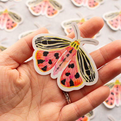 Virgin Tiger Moth Sticker