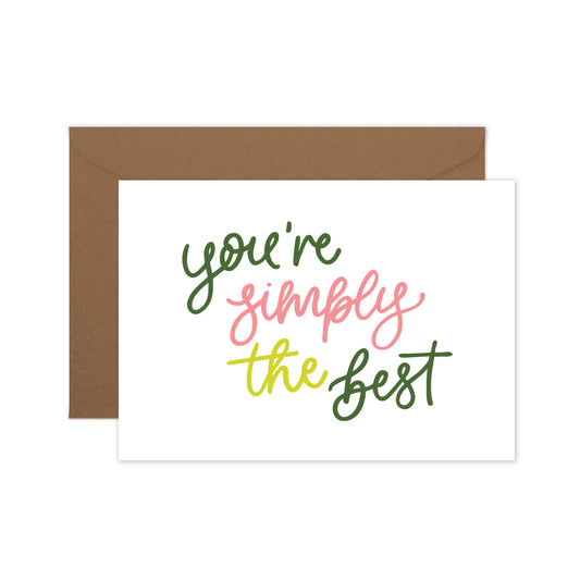 You're Simply The Best
