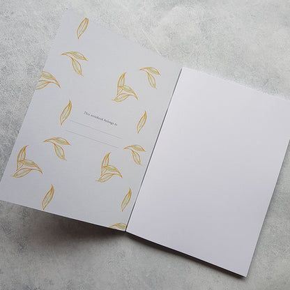 80 Page Notebook - Midnight Proteas