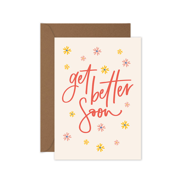 get better soon sympathy greeting card